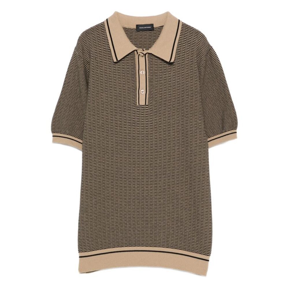 Tagliatore Brown Polo Shirts Men